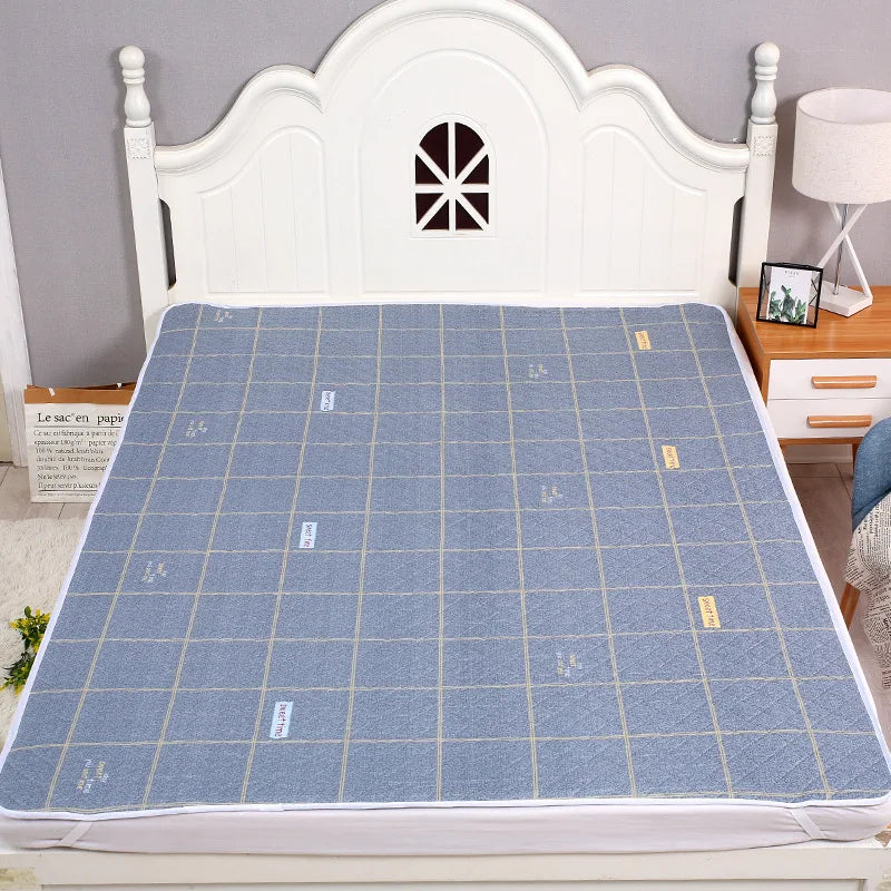 150/120/70cm Large Washable Mattress Urine Adult Elder Incontinence Bed Pad Women Menstrual Bed Sheet Protector, Kids Urine Mat - 02 / 80x120cm -M