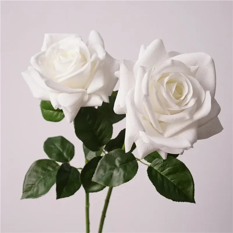 Artificial white pink flowers for realistic decorative wedding - view 6