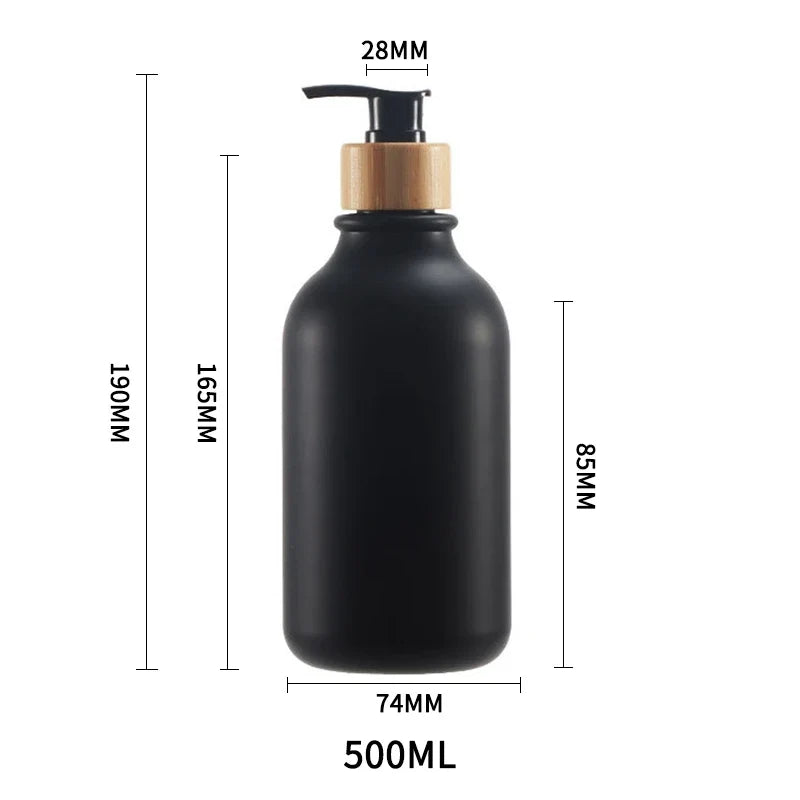 Refillable pump bottle for shampoo and shower gel - S6 500ML