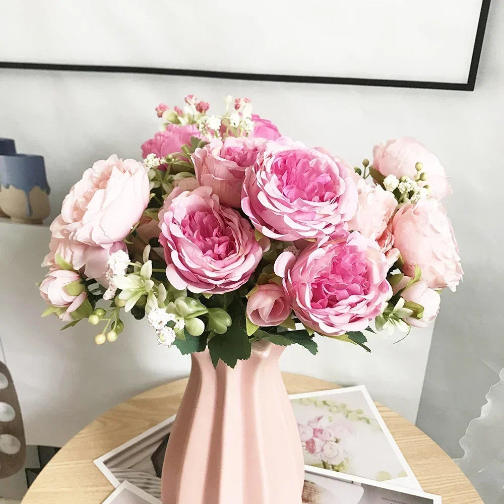 Small bouquet of artificial flowers for spring and festive decorations - view 2