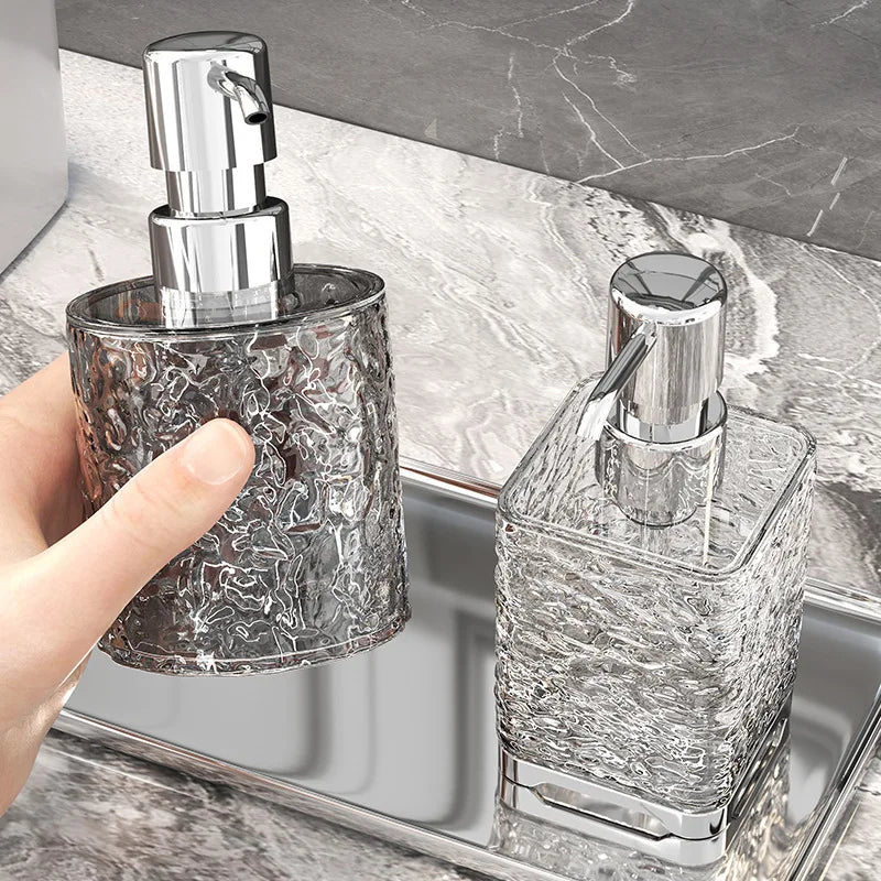 Acrylic rechargeable soap dispenser for daily use - view 2