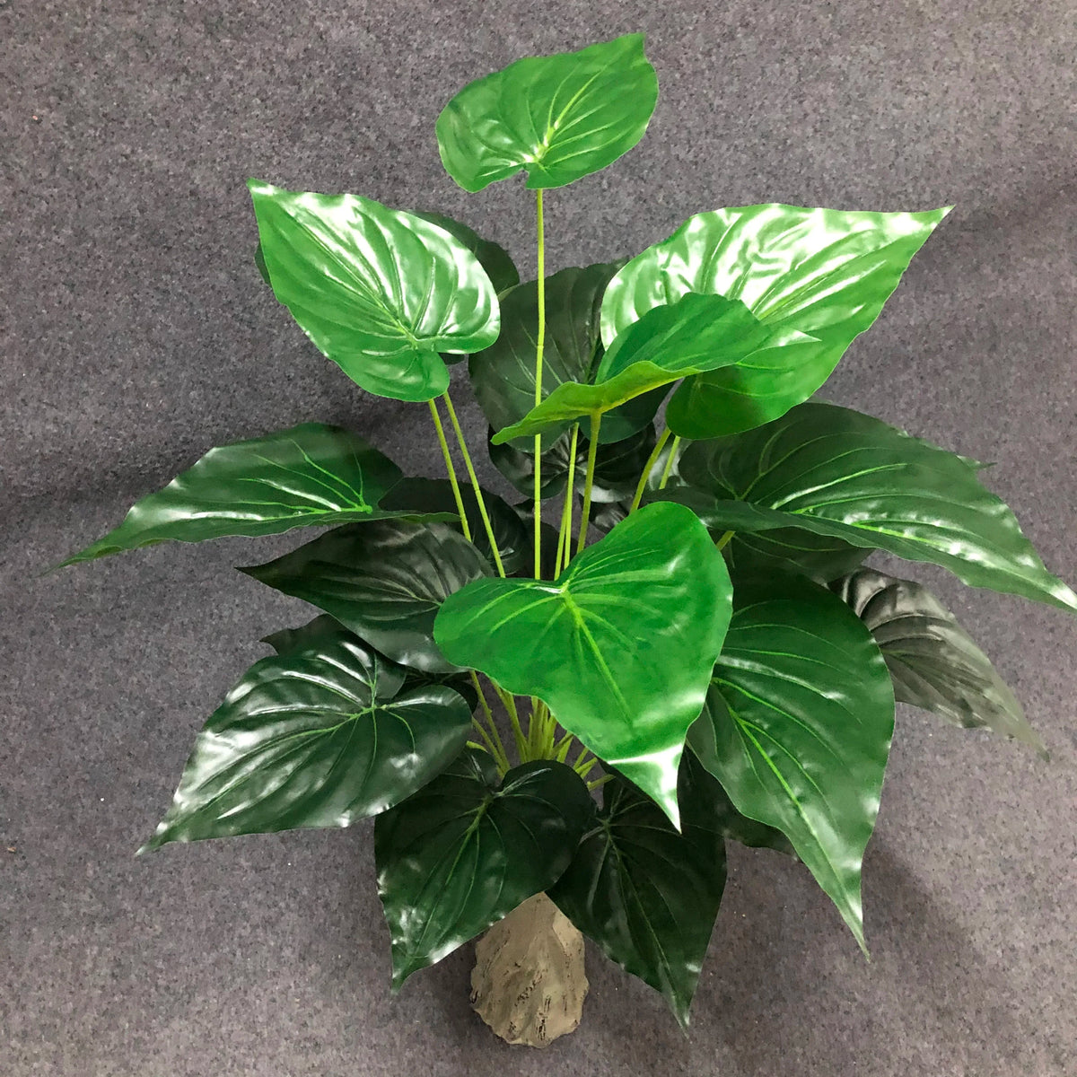 Large artificial plants with decorative palm leaves - view 4