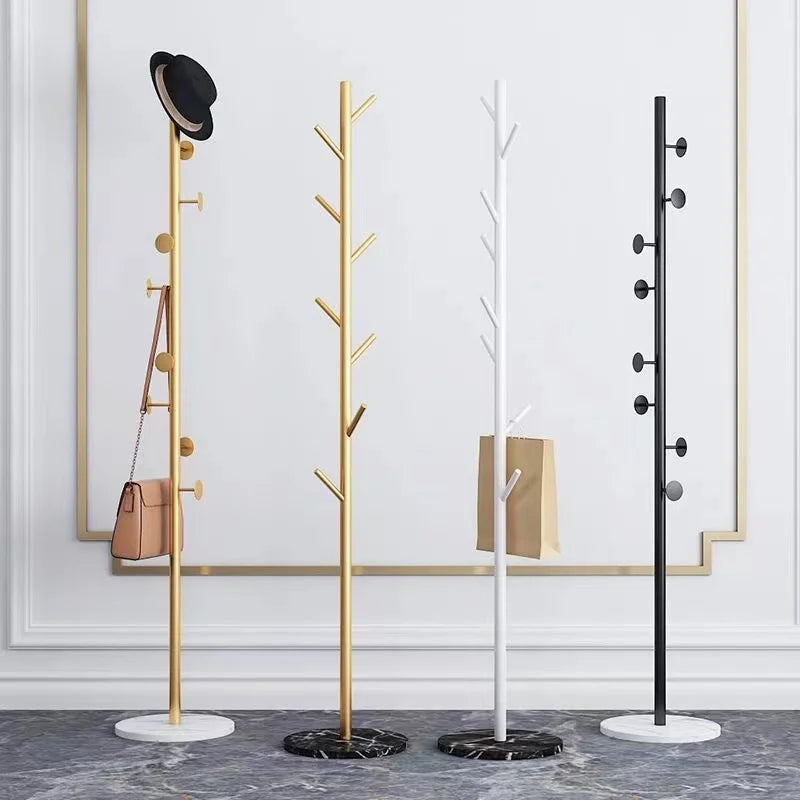 Luxury coat holder on foot with 8 hooks versatile organizer - view 2