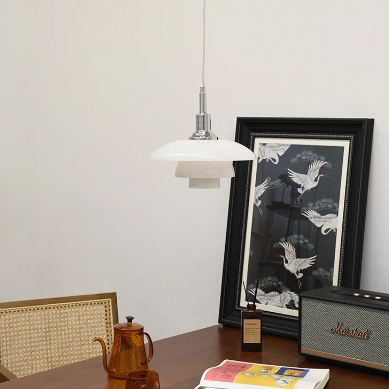 Danish glass design pendant light for modern interior - view 2