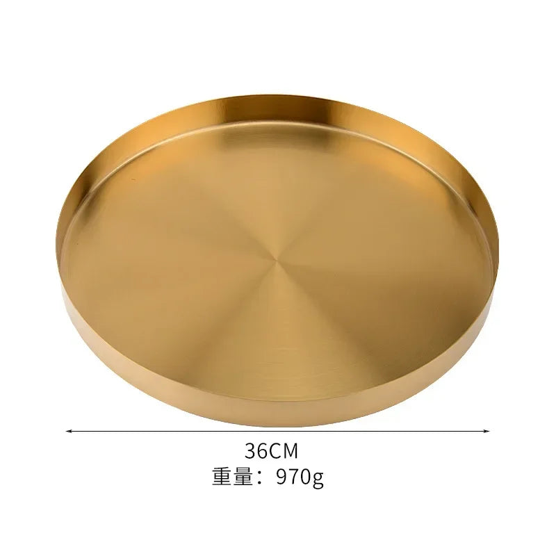 Stainless steel storage tray for jewelry and decorations - XL