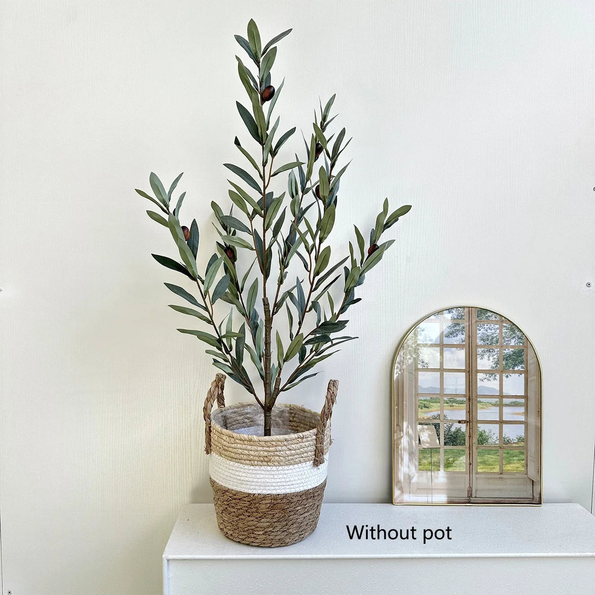 Realistic artificial olive tree for interior and exterior decoration - view 6