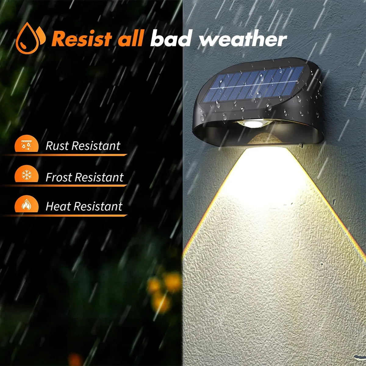 Waterproof solar lamps for outdoor lighting dusk to dawn - view 6