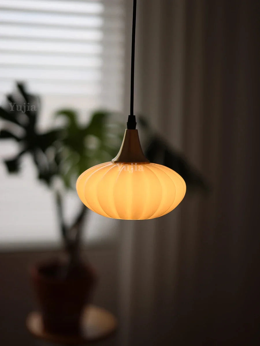 Japanese glass pendant light Scandinavian design for elegant interior