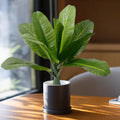 Tropical artificial banana pot for interior and exterior decoration