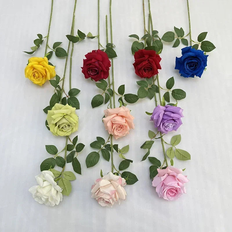 Artificial pink flowers for elegant and modern interior decoration