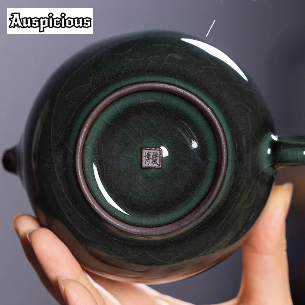 Teapot artisanal celadon crackle 300ml style longquan luxury - view 5