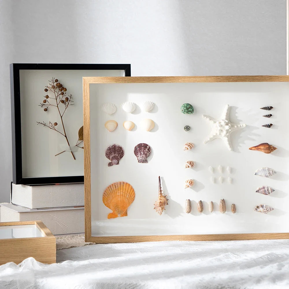 3D Photo Frame Shadow Box Frames, Hollow Bouquet Specimens Case for Crafts, Picture Frame, Memorabilia, 3-5cm - view 3