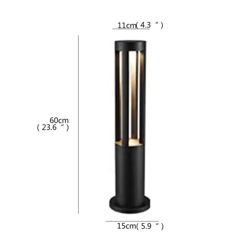 Outdoor led garden lamp contemporary design for villa - Y  H60CM Electric