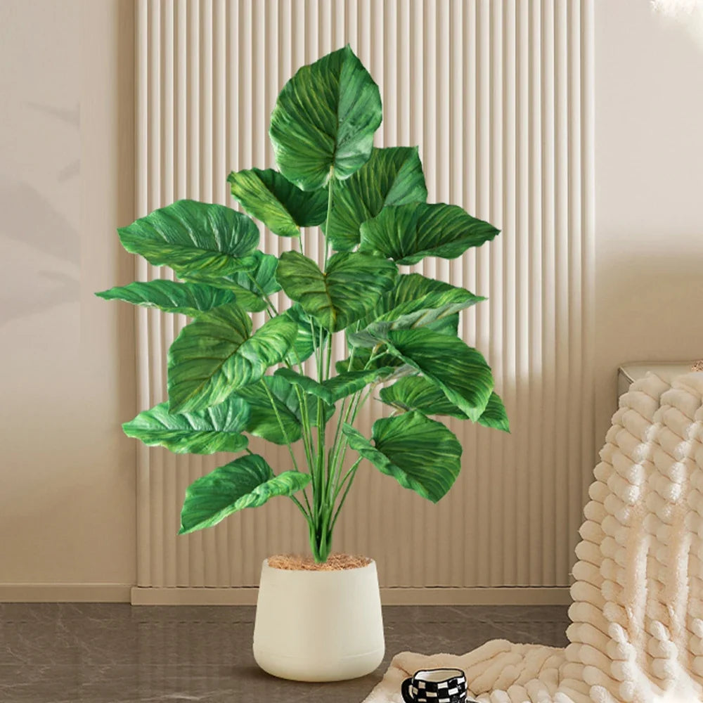 Artificial palm large plants monstera decorations for interior and events - view 10