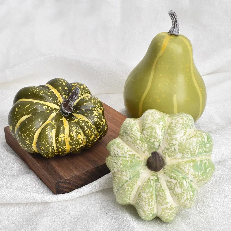 Decorative foam pumpkins for Halloween and autumn decorations - view 3