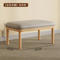 Modern nordic velvet stool unique and little bulky - 80x45x38cm