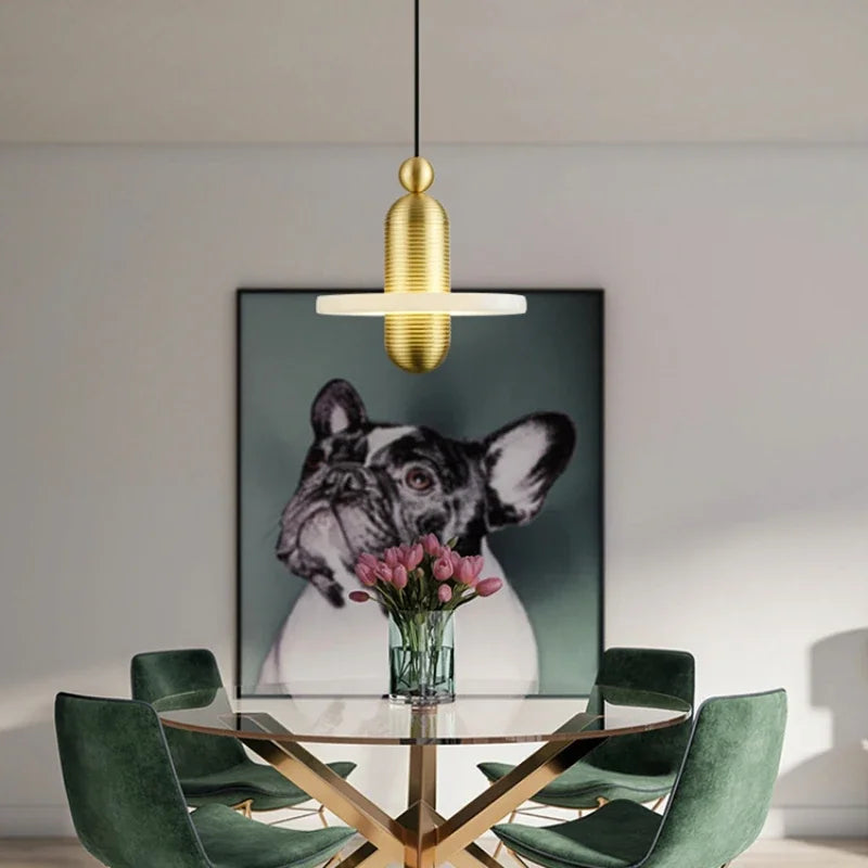 LED design marble pendant light for elegant interior - view 5