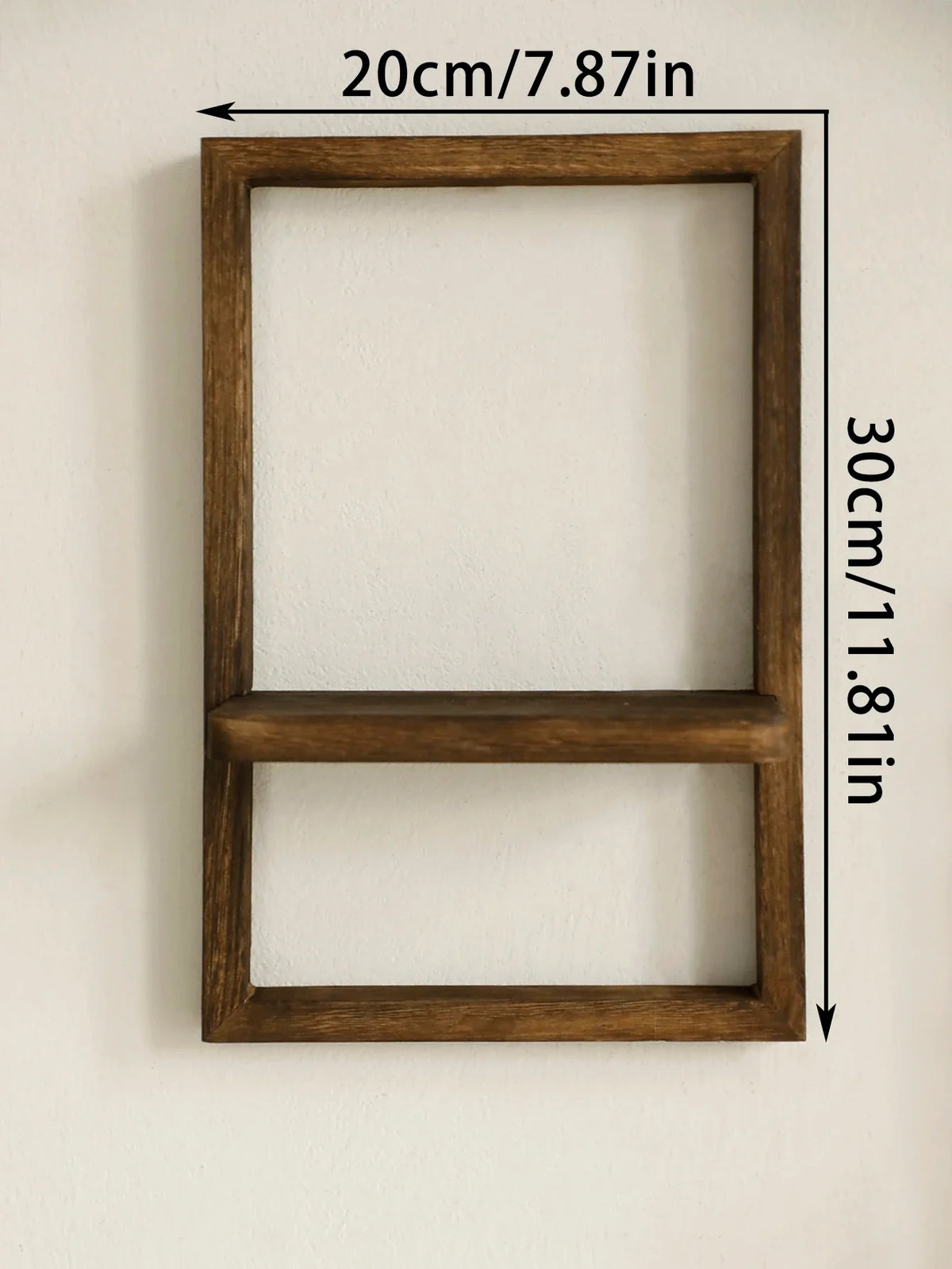 Wooden floating shelf for decorative wall storage - TK101-BS2884