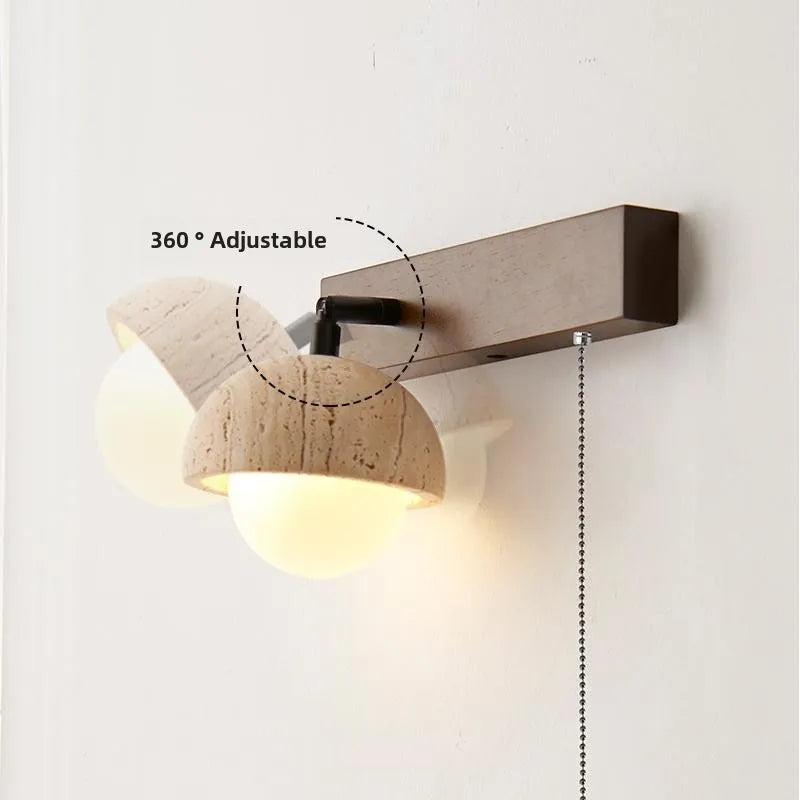 Creative wall sconce with switch and adjustable lighting angle - view 5