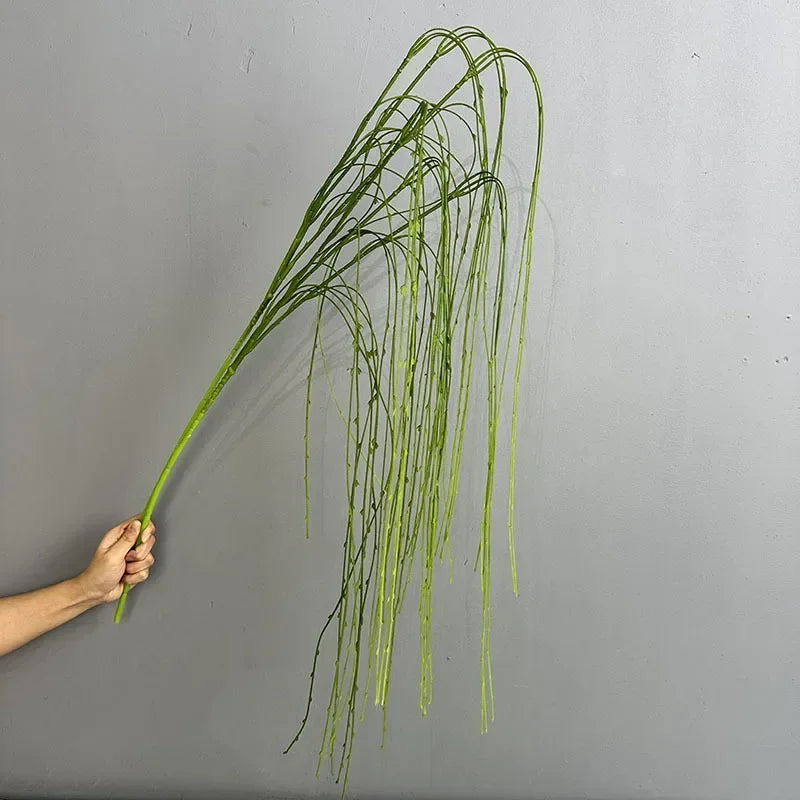 Artificial plants willow plastic weeping for interior decoration