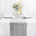 Modern Orange Glitter Table Runner for Parties - 30X120cm