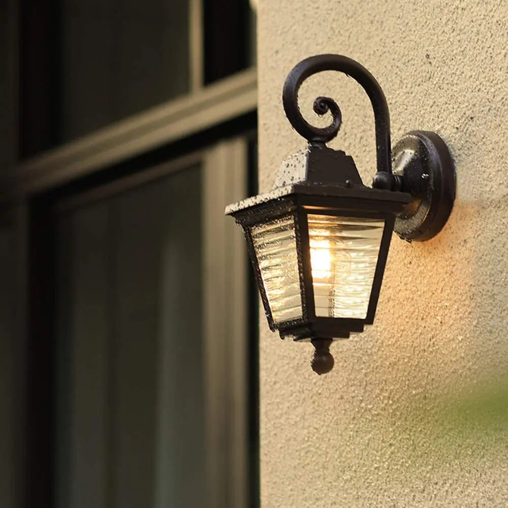 Retro waterproof outdoor wall sconce for creative spaces - view 2