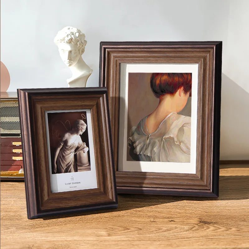 American photo frame style walnut for children - view 3