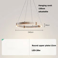 Chandelier modern decoration for elegant interior - Warm Light / 40 cm