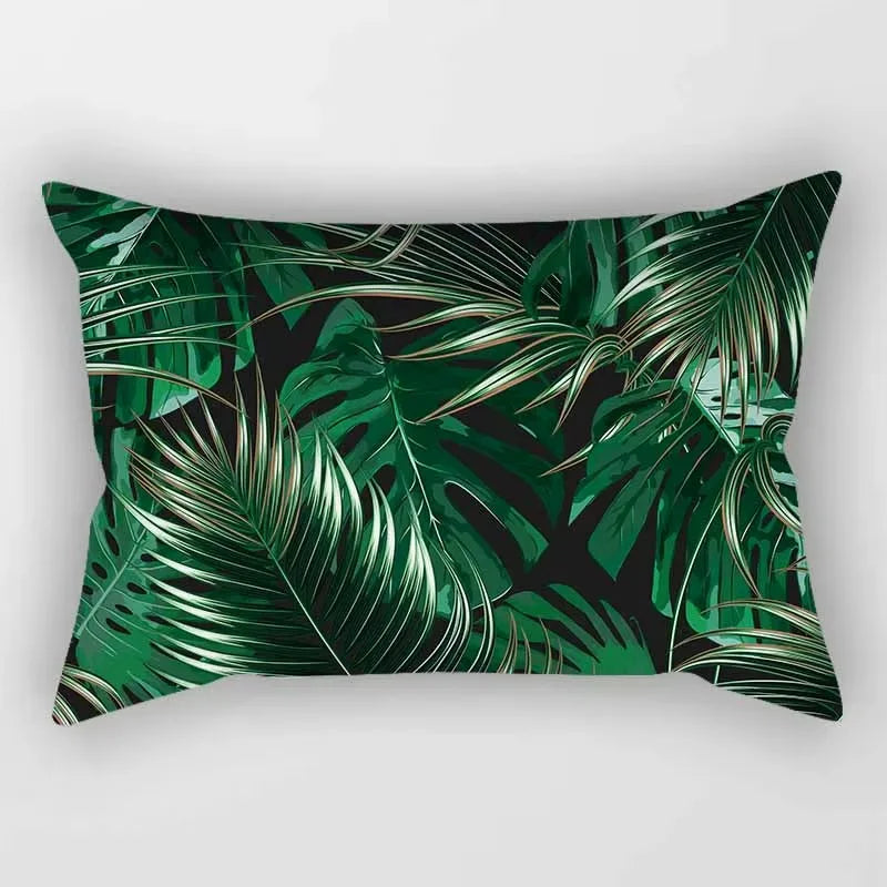 Tropical Flower Throw Pillow Cover, 30x50 cm, Style Three
