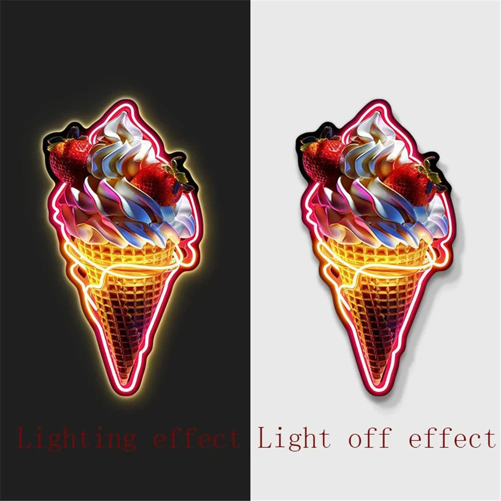 LED wall sconce for light decoration children and coffees - G / 54X100 CM