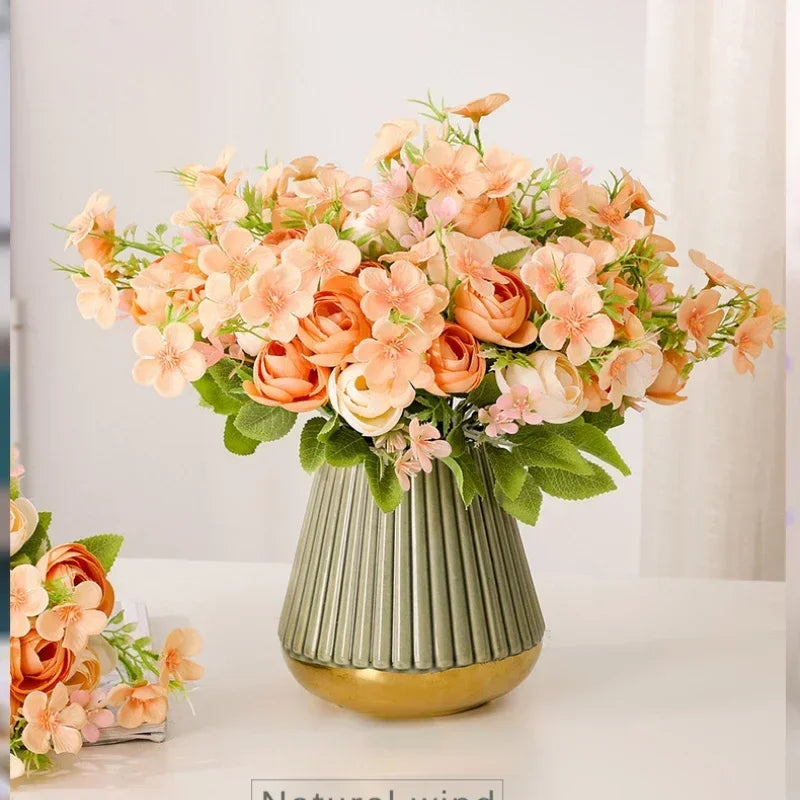 Bouquet of artificial silk flowers for interior decoration - view 3