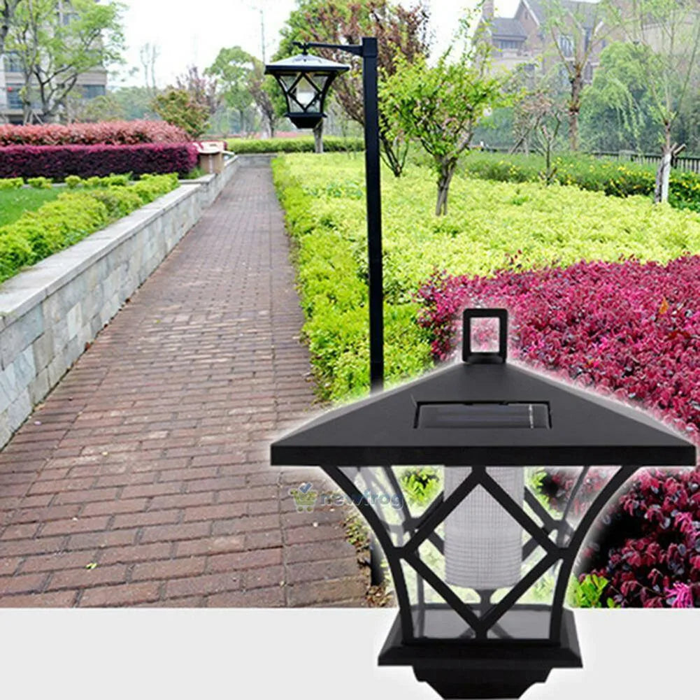 Vintage decorative solar floor lamp for outdoor lighting - view 3