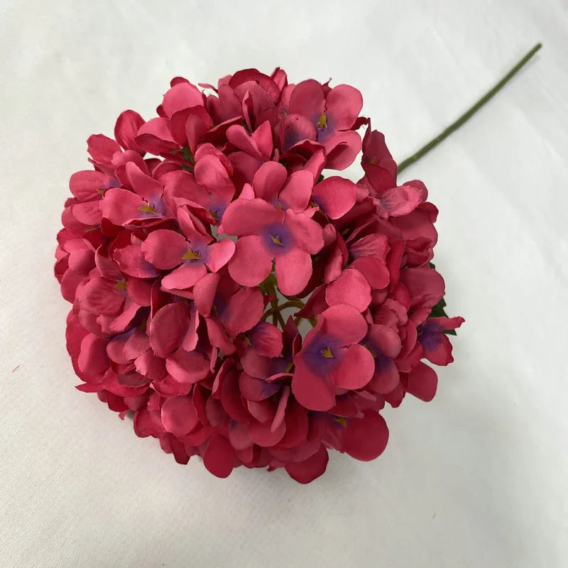 Bouquet of artificial silk hortensias for event decoration - C11