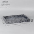Lightweight marble shelf for storage jewelry and stylish accessories - B-30x20x3cm