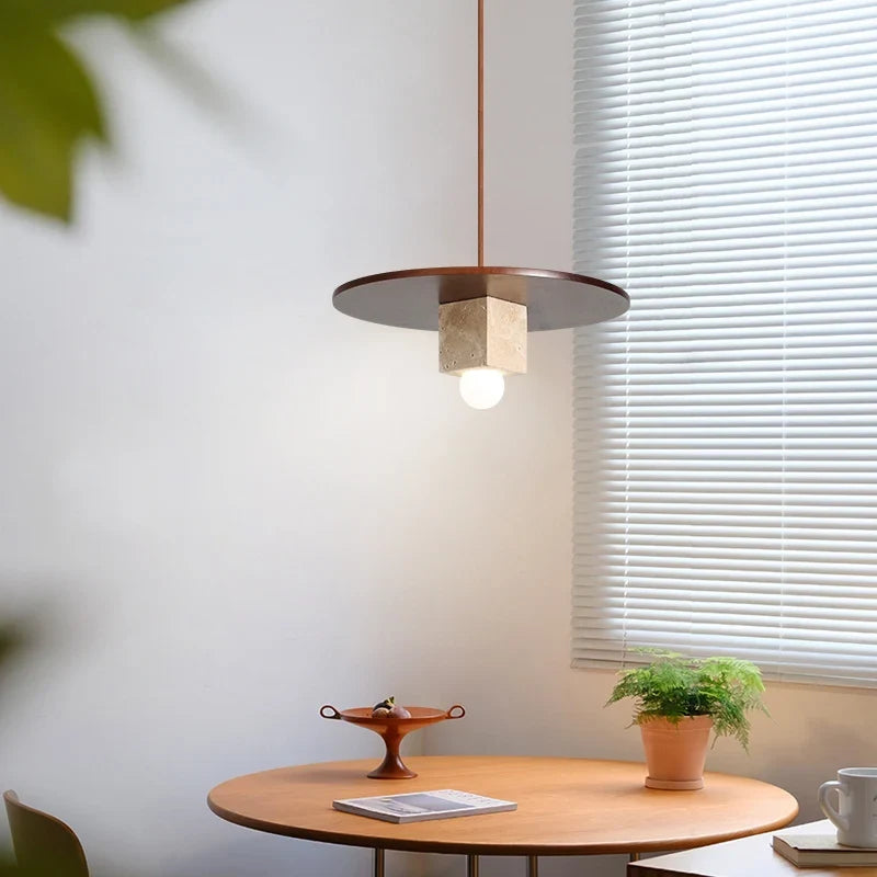 Solid wood chandelier for bar and restaurant decoration - view 4