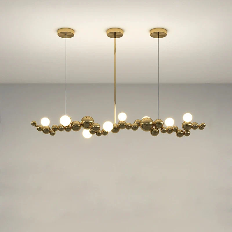 Art decorative design pendant light in chrome gold for modern lighting
