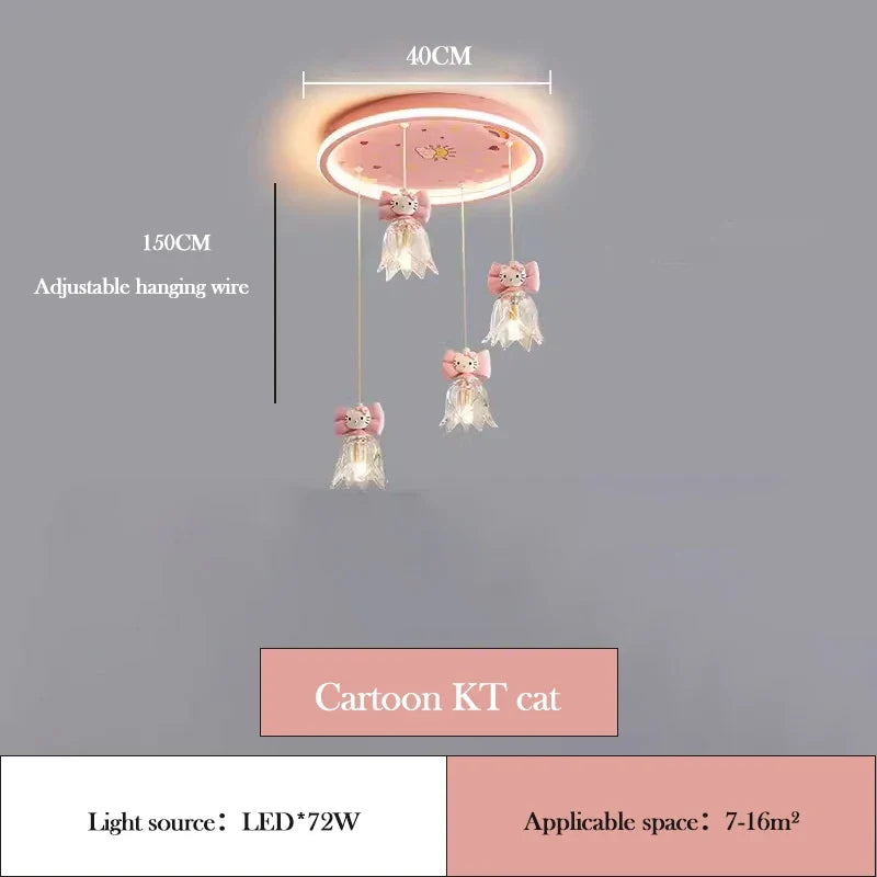 Cute creative chandelier for princess child room - Gradation RC / Ceiling Lamp