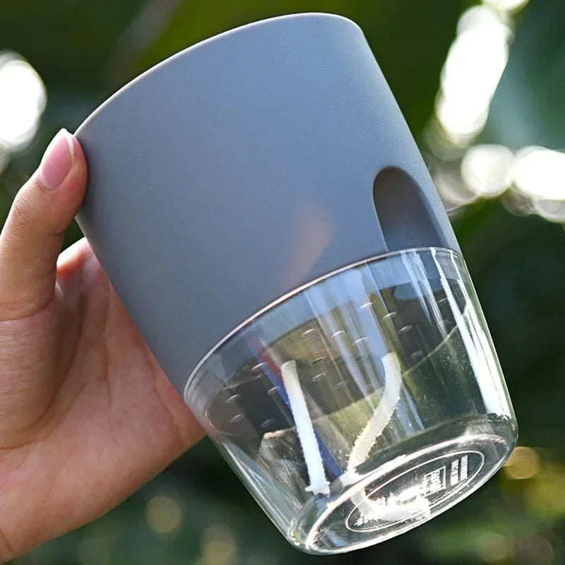 Plastic self-watering flower jar for succulent plants - view 5