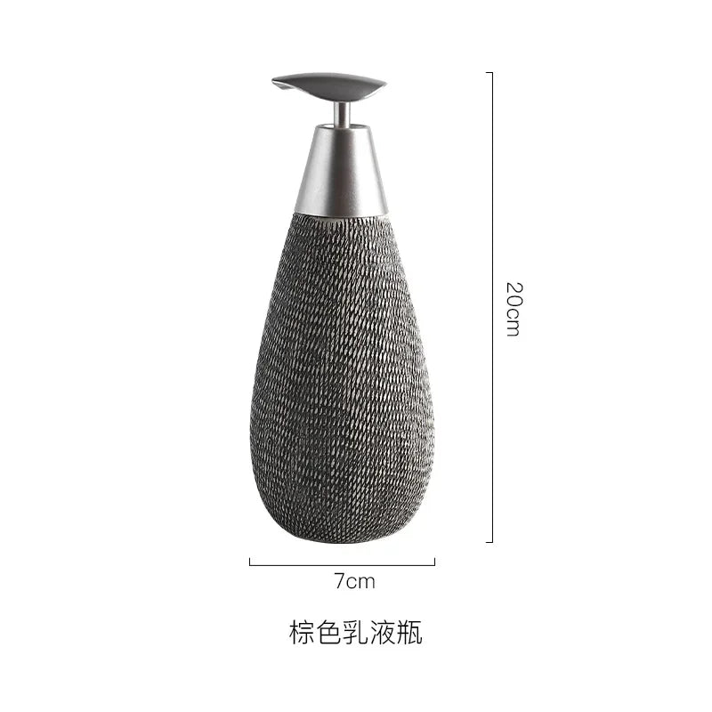 Ceramic bottle disinfectant hands lotion soap decoration bathroom - A.01