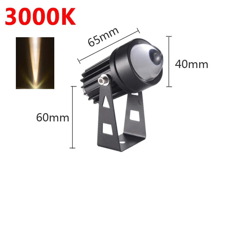 Outdoor led wall spotlights landscaped lighting waterproof light - 9W Warm White 3000K / AC85-265V
