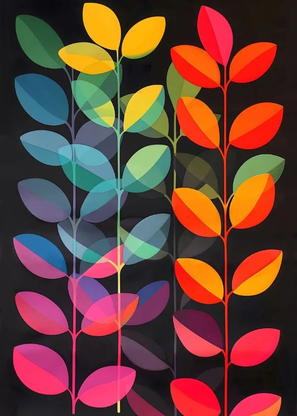 Decorative Abstract Canvas Wall Painting, Design 10 - 60X80cm Unframed / 10
