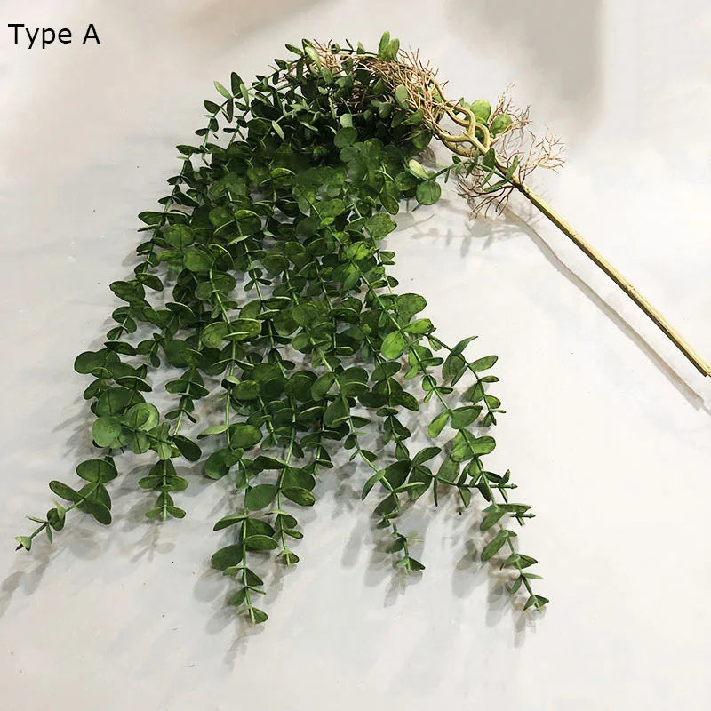 Artificial rattan plants for interior and exterior decoration - A 1 Piece