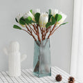 Artificial flowers wedding bouquets in tropical silk decoration
