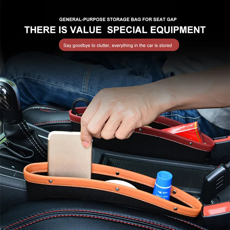Multifunctional car organizer with cup holder and storage - view 3