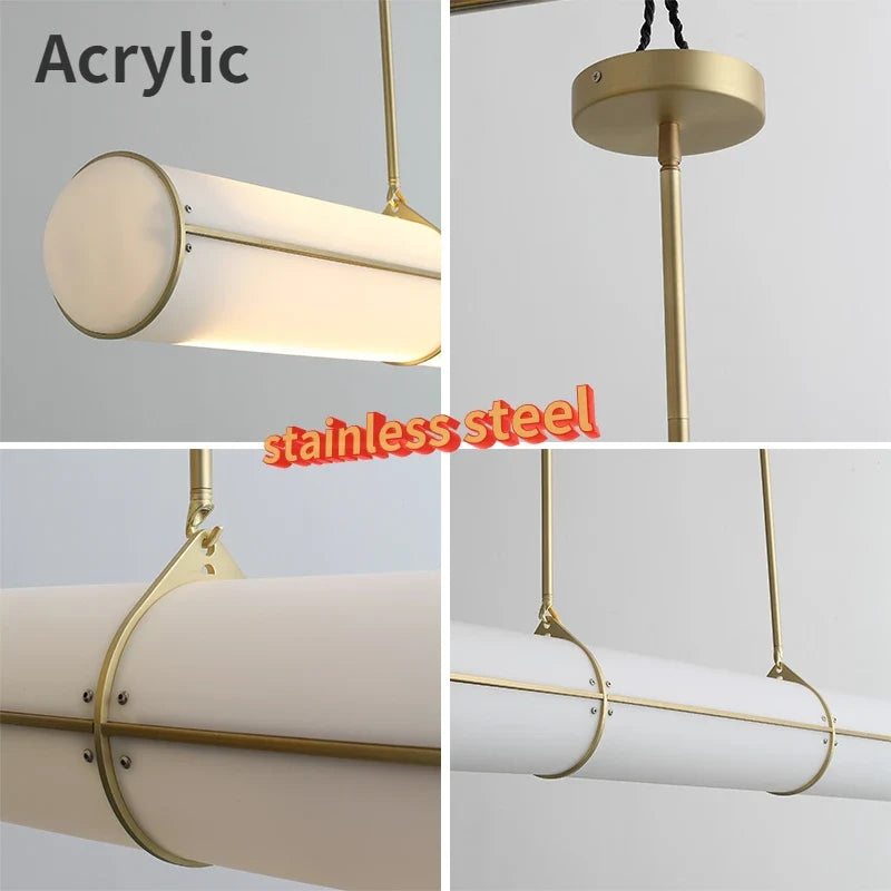 Nordic minimalist chandelier for restaurant and coffee - view 5