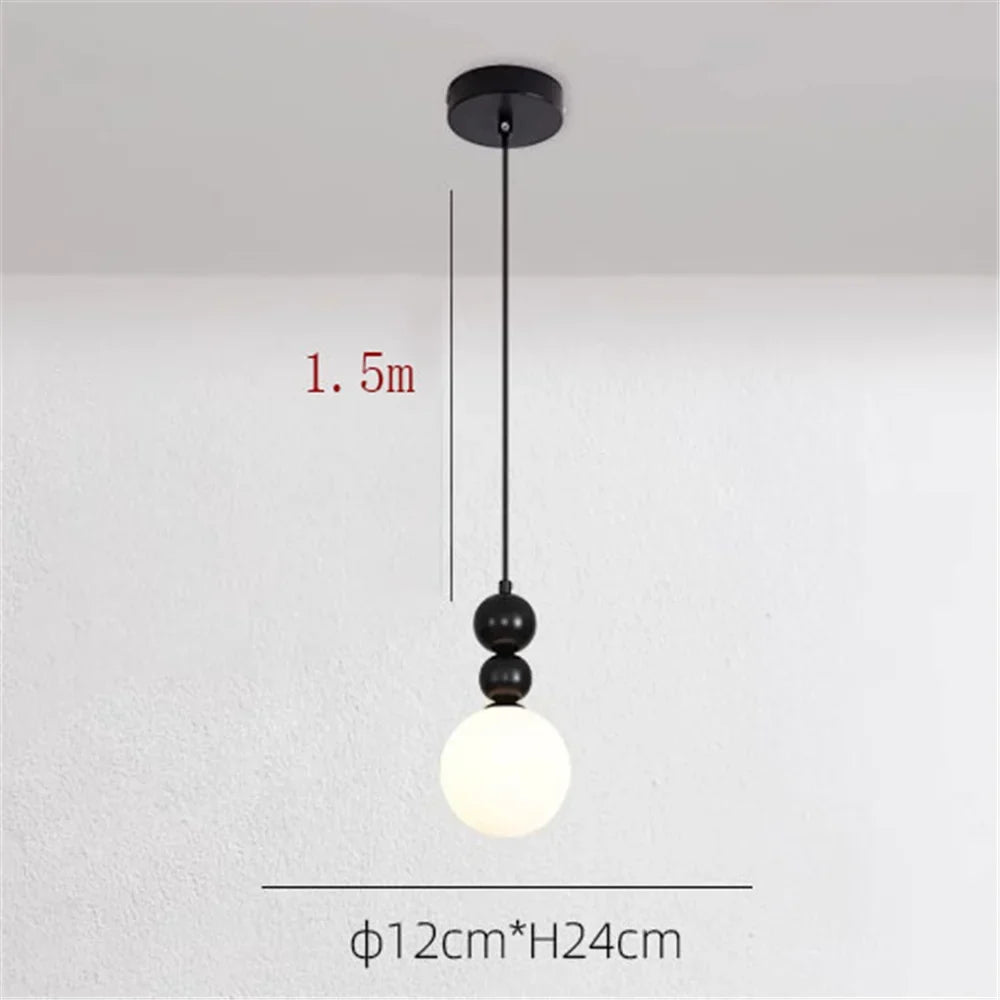 Creative glass pendant light for coffee bar restaurant - A1