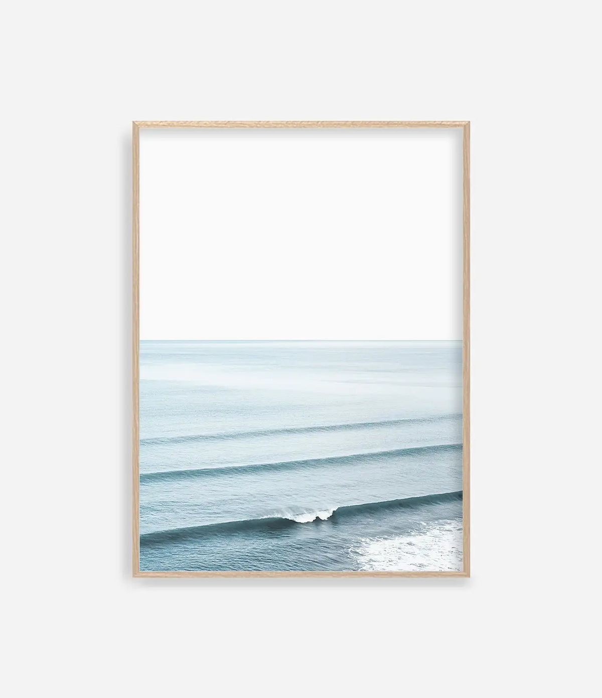 Ocean Wave Photography Canvas Poster, Design 14 - 30X40cm Unframed / 14