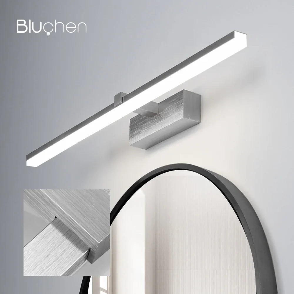 Modern LED Wall Sconce with Decorative Mirror - view 2
