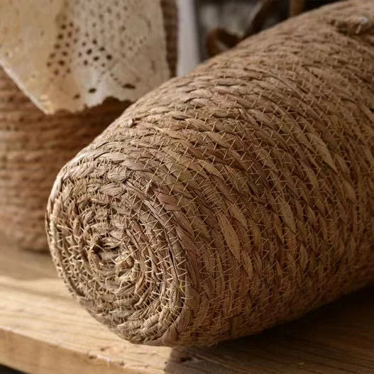 Large wicker basket for garden storage and decoration - view 5