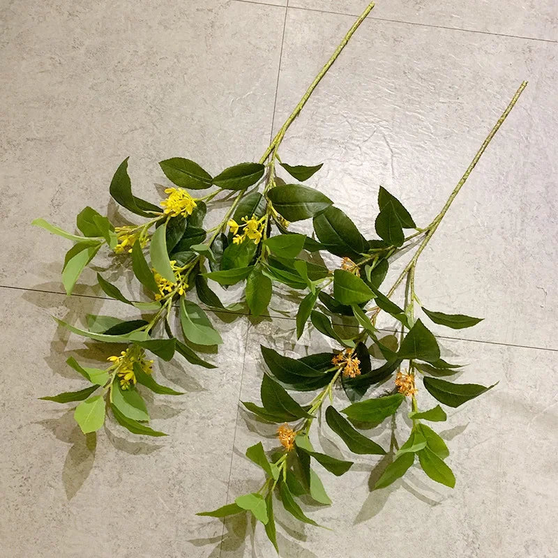 Set of 6 artificial osmanthus silk plants for commercial decoration - view 4